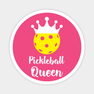 Pickleball Queen - Women's Funny Pickleball Magnet